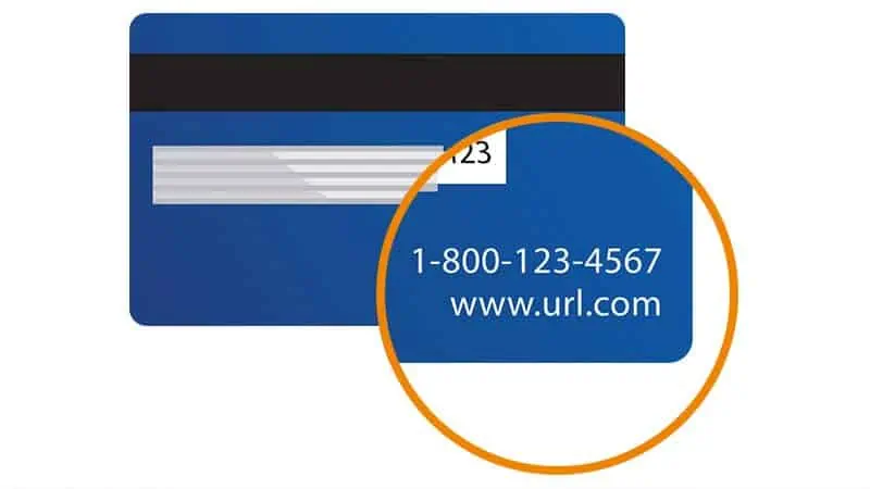 when you check online find url on the back of your card