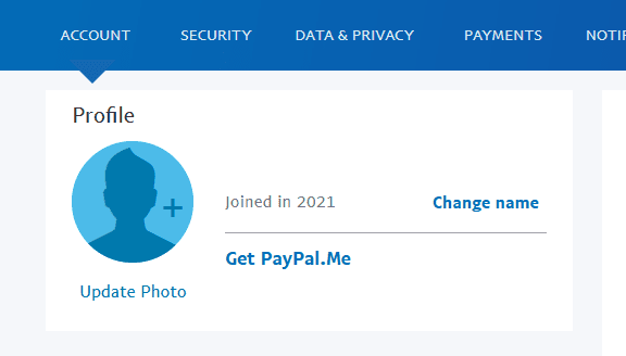 hidden paypal me name
