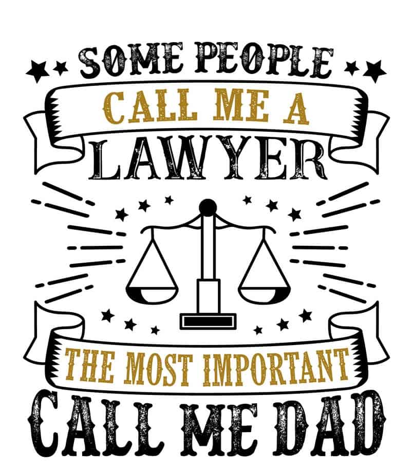 lawyer and family