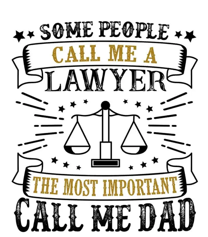 lawyer and family