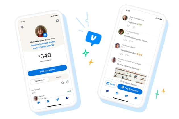 venmo app and credit cards