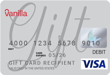 Vanilla Visa gift card