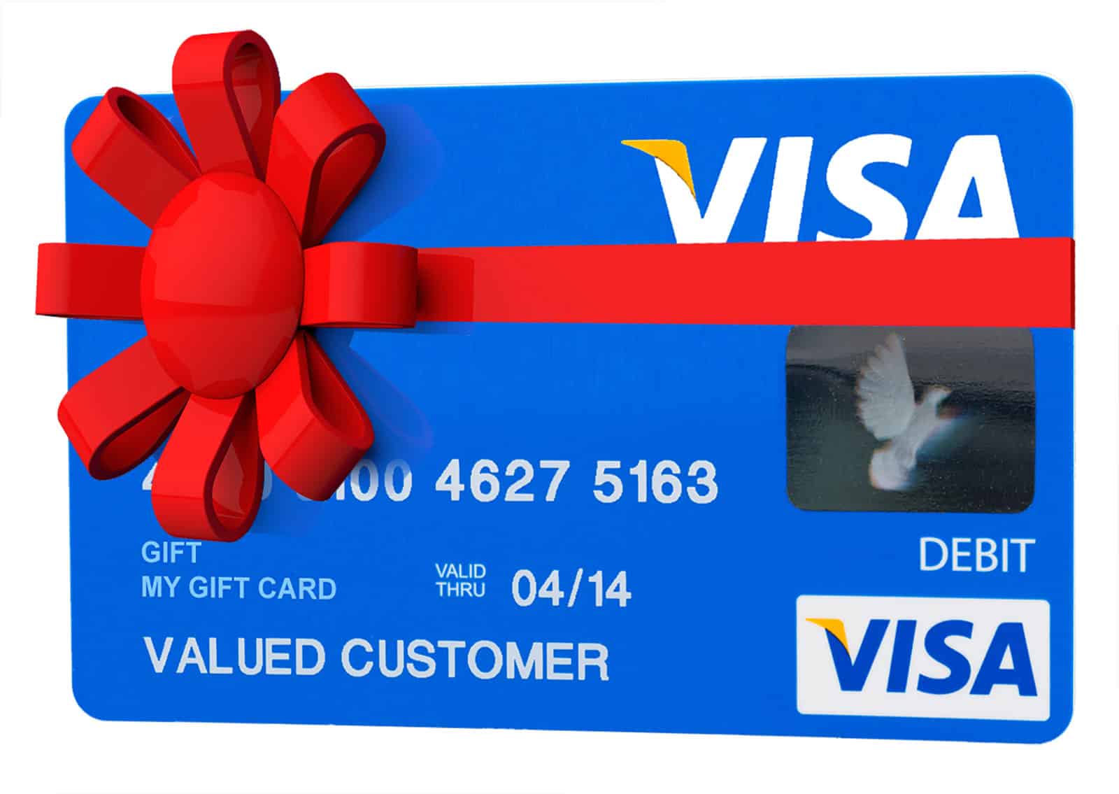 Visa gift debit card