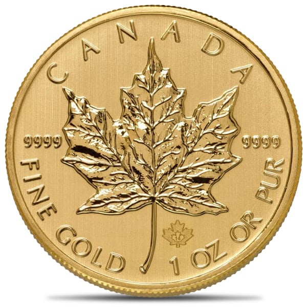 Gold Canadian Maple Leaf