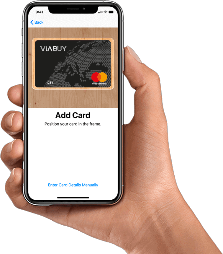 add virtual card number in apply pay