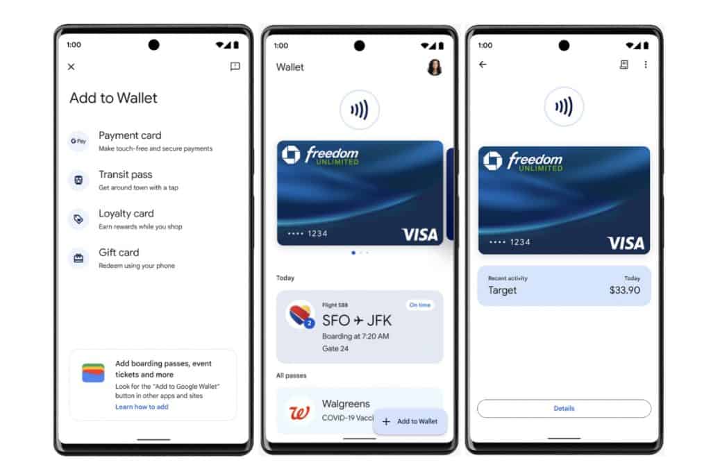 add virtual card number into google pay
